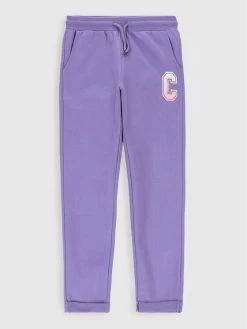 Πολύ καλή προσφορά 👍 Coccodrillo Παντελόνια Φόρμας Παντελόνι φόρμας ZC2120102EVG Μωβ Regular Fit 💯