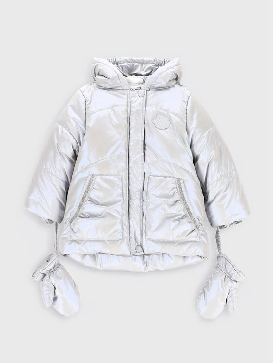 Φτηνός 👍 Coccodrillo Χειμωνιάτικα Μπουφάν Μπουφάν πουπουλένιο ZC2152103OGN Ασημί Regular Fit ⭐