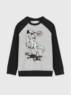 Κουπόνι 👏 Coccodrillo Μπλουζάκια Μπλουζάκι ZC2143112EVB Γκρι Regular Fit 🔥