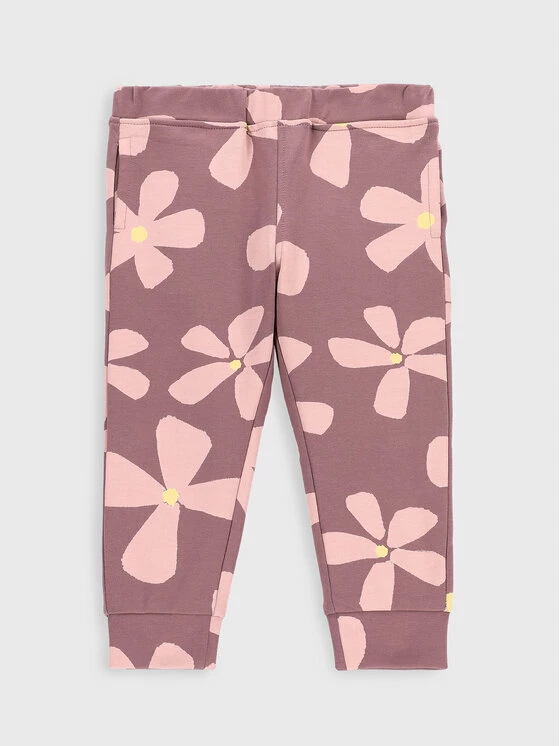 Νέος 🎉 Coccodrillo Παντελόνια Φόρμας Παντελόνι φόρμας ZC2120102RON Μωβ Regular Fit 😀