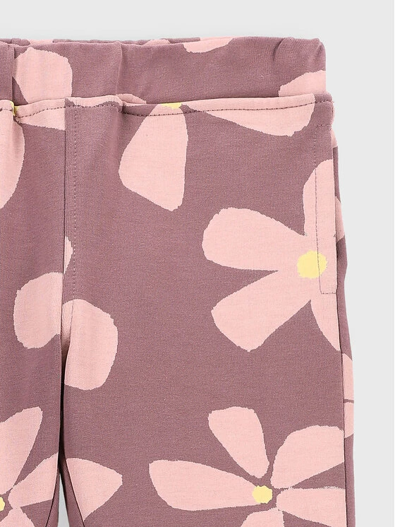 Νέος 🎉 Coccodrillo Παντελόνια Φόρμας Παντελόνι φόρμας ZC2120102RON Μωβ Regular Fit 😀 - Image 2