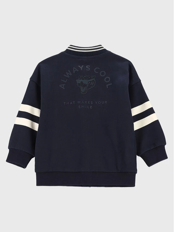 Flash Sale 🤩 Coccodrillo Μπλούζες Με Φερμουάρ Μπλούζα ZC2132201COK Σκούρο μπλε Regular Fit 🔔 - Image 2