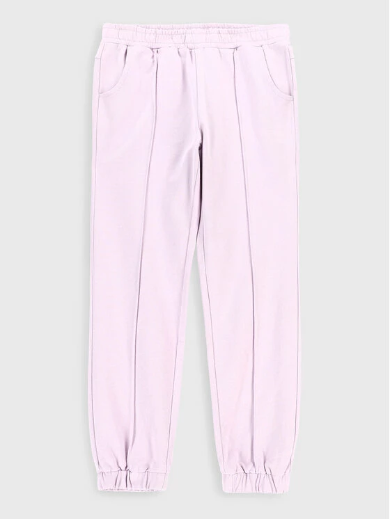 Η καλύτερη συμφωνία ⌛ Coccodrillo Παντελόνια Φόρμας Παντελόνι φόρμας ZC2120101ROJ Μωβ Regular Fit ❤️