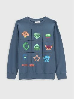 Προώθηση 🎉 Coccodrillo Μπλουζάκια Μπλουζάκι ZC2143102GAK Μπλε Regular Fit 😀