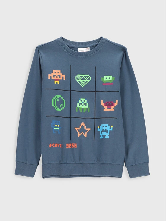 Προώθηση 🎉 Coccodrillo Μπλουζάκια Μπλουζάκι ZC2143102GAK Μπλε Regular Fit 😀