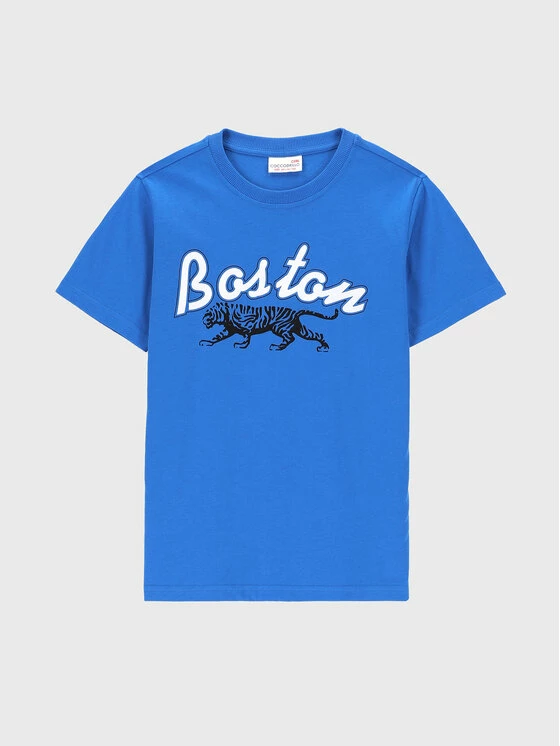 Πολύ καλή προσφορά 🛒 Coccodrillo T-shirts T-Shirt ZC2143211EVB Μπλε Regular Fit 🤩