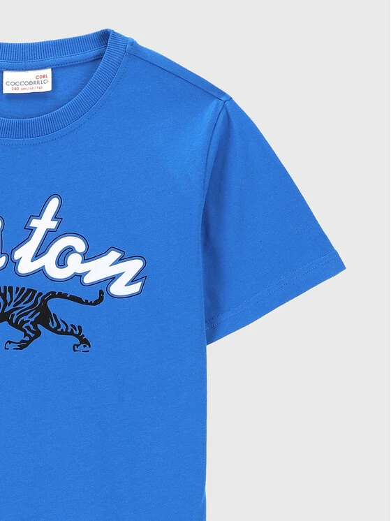 Πολύ καλή προσφορά 🛒 Coccodrillo T-shirts T-Shirt ZC2143211EVB Μπλε Regular Fit 🤩 - Image 2