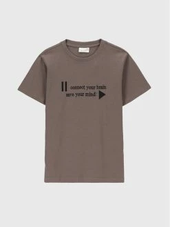 Συμφωνίες ✔️ Coccodrillo T-shirts T-Shirt ZC2143207EVB Καφέ Regular Fit 🤩