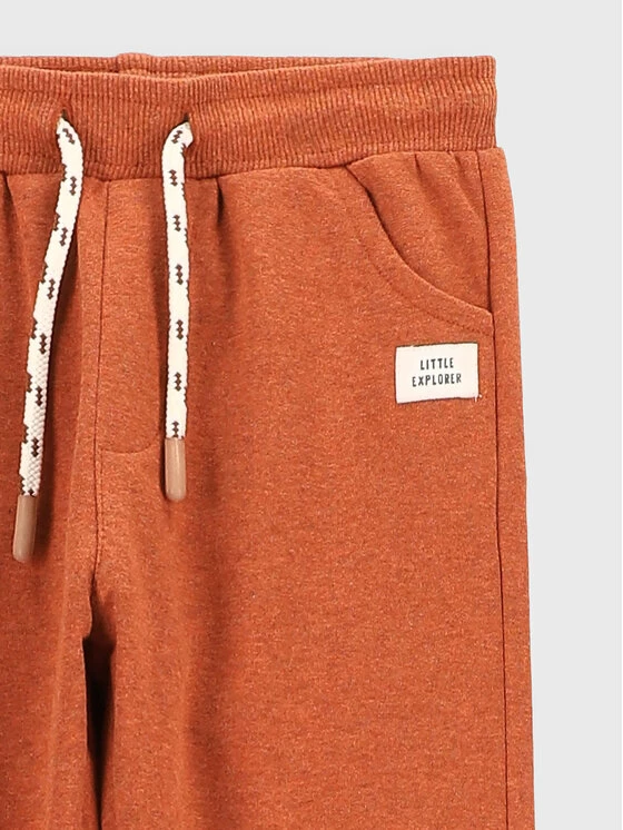 Καλύτερη πώληση 🌟 Coccodrillo Παντελόνια Φόρμας Παντελόνι φόρμας ZC2120102TRN Πορτοκαλί Regular Fit ✨ - Image 3