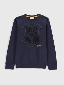 Προϋπολογισμός 🧨 Coccodrillo Μπλούζες Χωρίς Φερμουάρ Μπλούζα ZC2132103LIB Σκούρο μπλε Regular Fit 😉