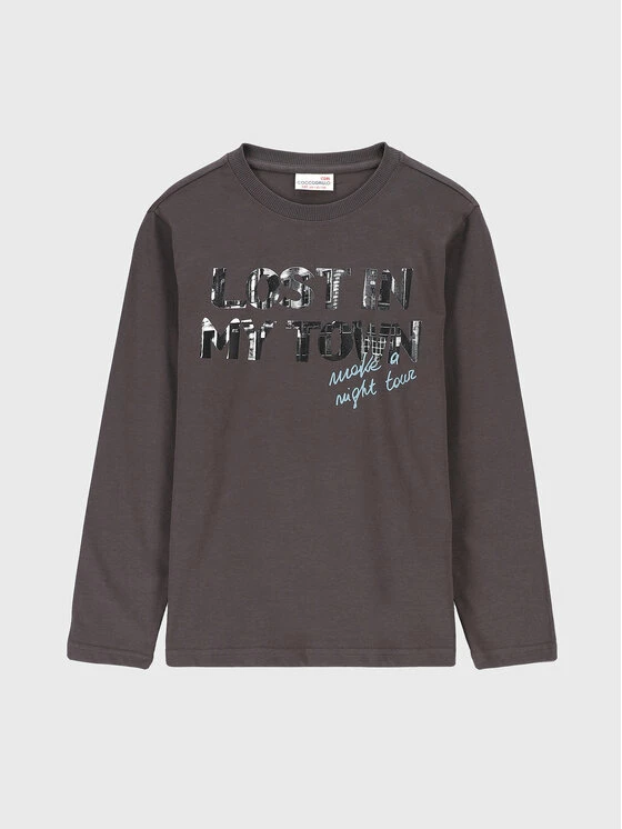 Κουπόνι 🔔 Coccodrillo Μπλουζάκια Μπλουζάκι ZC2143102EVB Γκρι Regular Fit 🎁