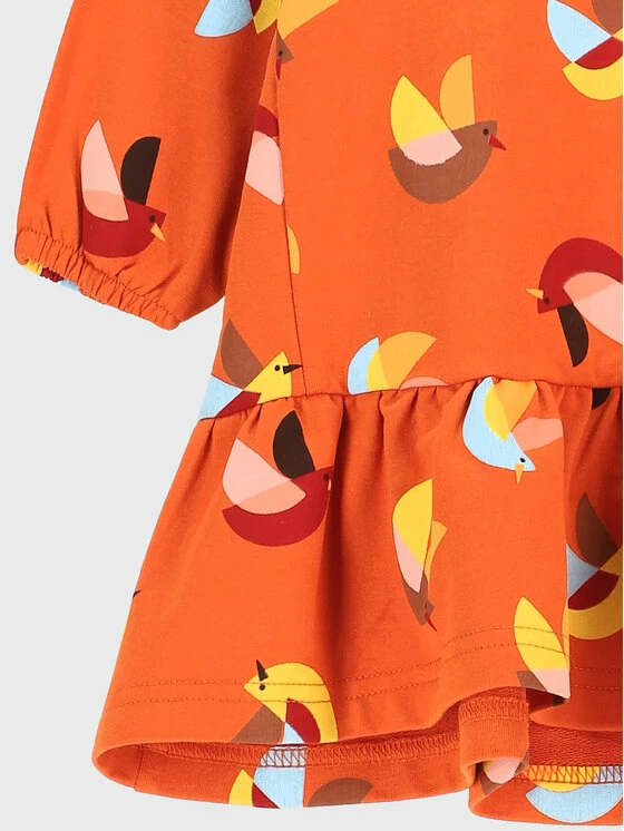 Εξοδος ⭐ Coccodrillo Καθημερινά Φορέματα Φόρεμα καθημερινό ZC2129101ADK Πορτοκαλί Regular Fit ⭐ - Image 3