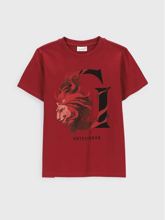 Νέος ⭐ Coccodrillo T-shirts T-Shirt HARRY POTTER ZC2143207LIB Μπορντό Regular Fit 😍
