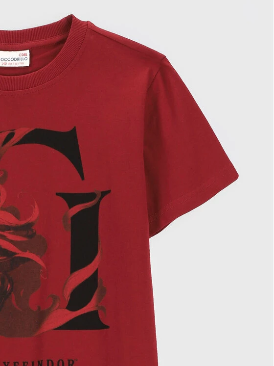Νέος ⭐ Coccodrillo T-shirts T-Shirt HARRY POTTER ZC2143207LIB Μπορντό Regular Fit 😍 - Image 2