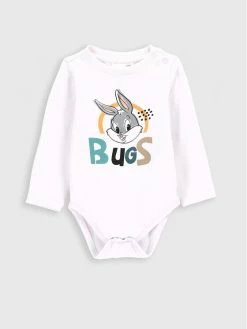 Εξοδος 🔔 Coccodrillo Κορμάκια Κορμάκι παιδικό ZC2112102LIB Λευκό Regular Fit ❤️