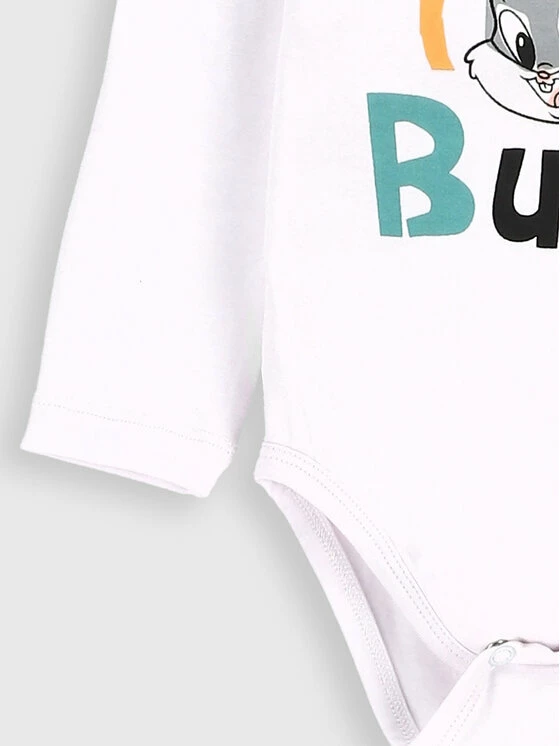 Εξοδος 🔔 Coccodrillo Κορμάκια Κορμάκι παιδικό ZC2112102LIB Λευκό Regular Fit ❤️ - Image 3