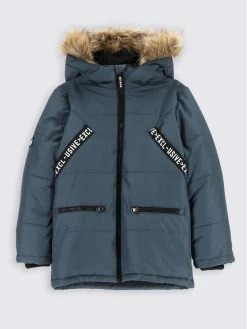 Ολοκαίνουργιο ⭐ Coccodrillo Χειμωνιάτικα Μπουφάν Μπουφάν πουπουλένιο ZC2152110OBJ Σκούρο μπλε Regular Fit 👏