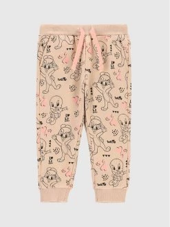 Καλύτερη πώληση 🥰 Coccodrillo Παντελόνια Φόρμας Παντελόνι φόρμας LOONEY TUNES ZC2120101LIG Μπεζ Regular Fit 😉