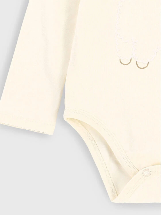 Νέος ⭐ Coccodrillo Κορμάκια Κορμάκι παιδικό ZC2112102RON Μπεζ Regular Fit 👏 - Image 3