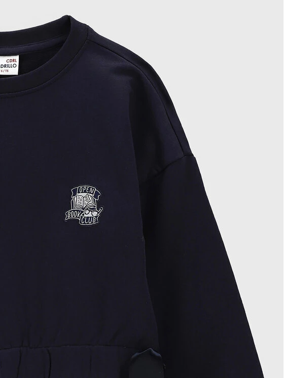 Νέος 🛒 Coccodrillo Μπλούζες Χωρίς Φερμουάρ Μπλούζα ZC2143101BSG Σκούρο μπλε Regular Fit ❤️ - Image 3