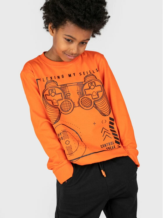 Πολύ καλή προσφορά 🔔 Coccodrillo Μπλουζάκια Μπλουζάκι ZC2143101GAJ Πορτοκαλί Regular Fit 🔔 - Image 2