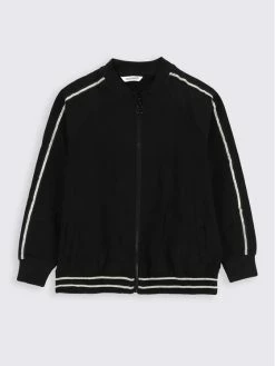 ΧΟΝΔΡΙΚΟ ΕΜΠΟΡΙΟ 🤩 Coccodrillo Μπλούζες Με Φερμουάρ Μπλούζα ZC2132901MAJ Μαύρο Regular Fit 🎁