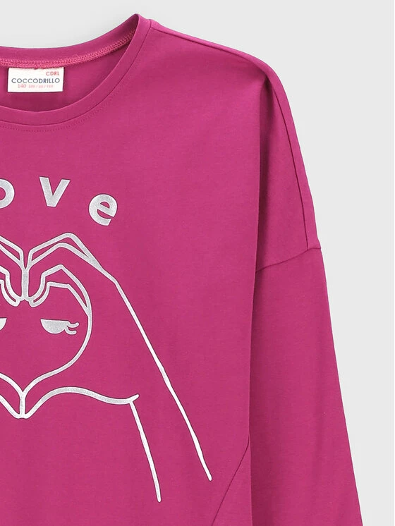 Το φθηνότερο 🤩 Coccodrillo Μπλουζάκια Μπλουζάκι ZC2143104EMJ Ροζ Regular Fit 🌟 - Image 2