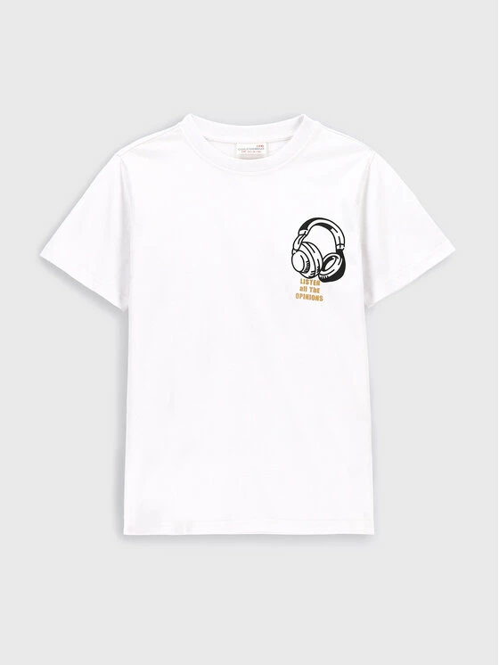 Πολύ καλή προσφορά ✔️ Coccodrillo T-shirts T-Shirt ZC2143206EVB Λευκό Regular Fit ✨