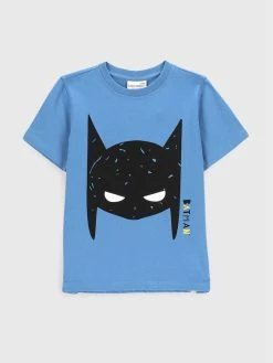 Φτηνός 😍 Coccodrillo T-shirts T-Shirt BATMAN ZC2143202LIB Μπλε Regular Fit ✔️