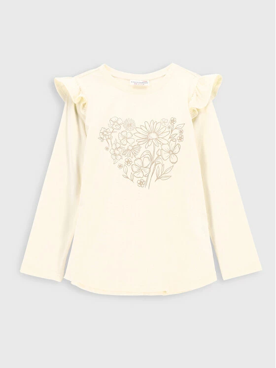 Πολύ καλή προσφορά 🛒 Coccodrillo Μπλουζάκια Μπλουζάκι ZC2143104ROK Μπεζ Regular Fit 👏