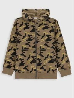 ΧΟΝΔΡΙΚΟ ΕΜΠΟΡΙΟ 😍 Coccodrillo Μπλούζες Με Φερμουάρ Μπλούζα ZC2132402EVB Πράσινο Regular Fit 🎉