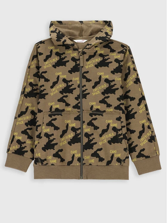 ΧΟΝΔΡΙΚΟ ΕΜΠΟΡΙΟ 😍 Coccodrillo Μπλούζες Με Φερμουάρ Μπλούζα ZC2132402EVB Πράσινο Regular Fit 🎉