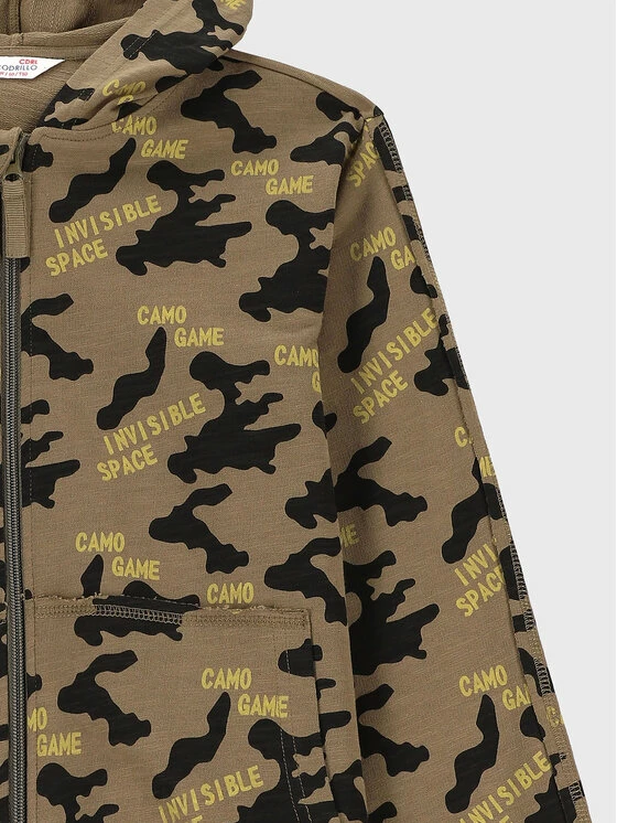 ΧΟΝΔΡΙΚΟ ΕΜΠΟΡΙΟ 😍 Coccodrillo Μπλούζες Με Φερμουάρ Μπλούζα ZC2132402EVB Πράσινο Regular Fit 🎉 - Image 3