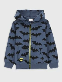 Η καλύτερη συμφωνία 😉 Coccodrillo Μπλούζες Με Φερμουάρ Μπλούζα BATMAN ZC2132401LIB Σκούρο μπλε Regular Fit 😀