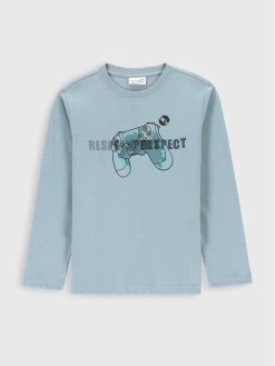 Νέος 🎉 Coccodrillo Μπλουζάκια Μπλουζάκι ZC2143104EVB Μπλε Regular Fit 🎁