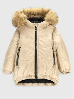 Φτηνός 🤩 Coccodrillo Χειμωνιάτικα Μπουφάν Μπουφάν πουπουλένιο ZC2152102OGJ Μπεζ Regular Fit ⌛