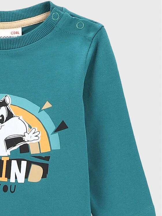 Καλύτερη πώληση ✔️ Coccodrillo Μπλουζάκια Μπλουζάκι LOONEY TUNES ZC2143102LIB Μπλε Regular Fit 👏 - Image 2