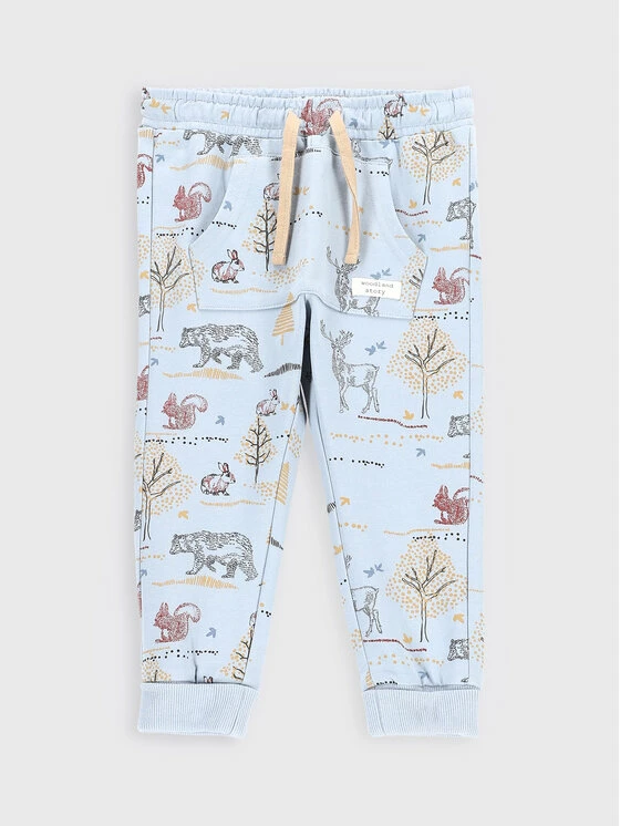 Προώθηση 🌟 Coccodrillo Παντελόνια Φόρμας Παντελόνι φόρμας ZC2120101CBN Μπλε Regular Fit 🌟