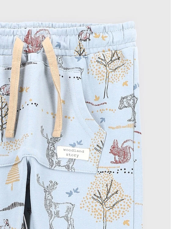 Προώθηση 🌟 Coccodrillo Παντελόνια Φόρμας Παντελόνι φόρμας ZC2120101CBN Μπλε Regular Fit 🌟 - Image 2