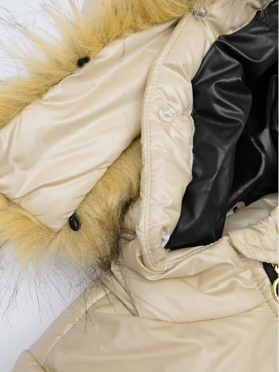 Φτηνός 🤩 Coccodrillo Χειμωνιάτικα Μπουφάν Μπουφάν πουπουλένιο ZC2152102OGJ Μπεζ Regular Fit ⌛ - Image 4