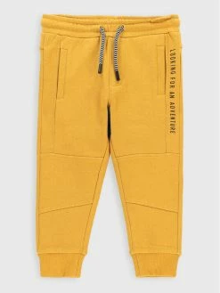 Καλύτερη πώληση 🎁 Coccodrillo Παντελόνια Φόρμας Παντελόνι φόρμας ZC2120101TRK Κίτρινο Regular Fit ⌛