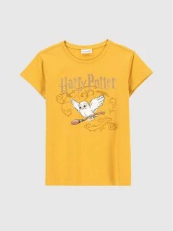 Η καλύτερη συμφωνία 🥰 Coccodrillo T-shirts T-Shirt ZC2143204LIG Κίτρινο Regular Fit 🎁