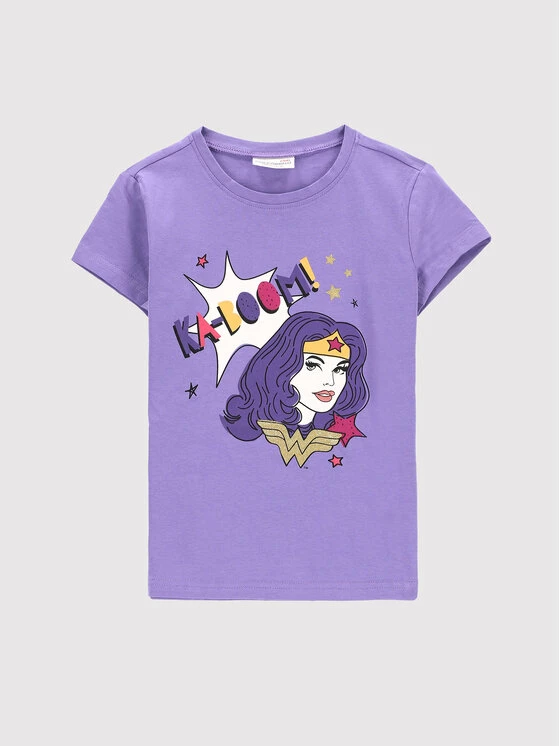 ΧΟΝΔΡΙΚΟ ΕΜΠΟΡΙΟ 😀 Coccodrillo T-shirts T-Shirt WONDER 👩 WOMAN ZC2143201LIG Μωβ Regular Fit 🎁